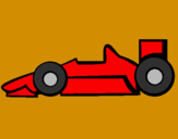 Disegno Formula 1 pitturato su Chiara