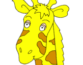 Disegno Muso di giraffa pitturato su cavallo  diroberta