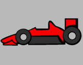 Disegno Formula 1 pitturato su Francesco