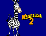 Disegno Madagascar 2 Marty pitturato su giovanni denora