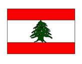 Disegno Libano pitturato su said