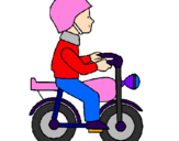 Disegno Motocicletta pitturato su harley