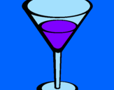 Disegno Cocktail pitturato su Marco