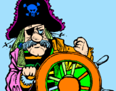 Disegno Capitano dei pirati  pitturato su GDUZZ9LÖÄ