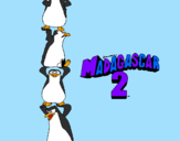 Disegno Madagascar 2 Pinguino pitturato su mariavittoria