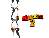 Disegno Madagascar 2 Pinguino pitturato su Federica
