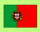 Disegno Portogallo pitturato su any
