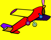 Disegno Aeroplano giocattolo pitturato su CAMION DI VALERIO