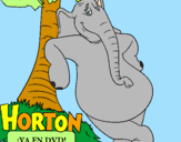 Disegno Horton pitturato su giasmin