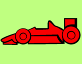 Disegno Formula 1 pitturato su milo