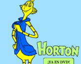 Disegno Horton - Sindaco pitturato su Vale