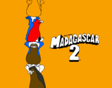 Disegno Madagascar 2 Pinguino pitturato su Matteo Titti