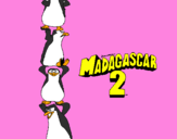Disegno Madagascar 2 Pinguino pitturato su alexa 99