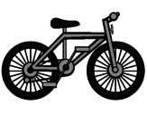 Disegno Bicicletta pitturato su thomas