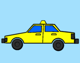 Disegno Taxi pitturato su Alessio scognamiglio