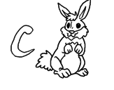 Disegno Coniglio pitturato su pipa 10