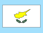 Disegno Cipro pitturato su sara