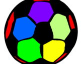 Disegno Pallone da calcio pitturato su taranjeet multani