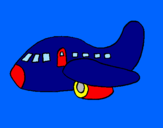 Disegno Aeroplano pitturato su cars