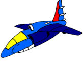 Disegno Nave in fase di atterraggio pitturato su aereo-1