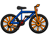 Disegno Bicicletta pitturato su DAVIDE