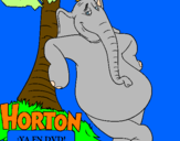 Disegno Horton pitturato su Annamaria