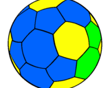 Disegno Pallone da calcio II pitturato su SEBY