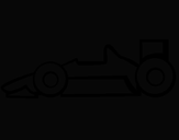 Disegno Formula 1 pitturato su redon  