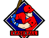 Disegno Logotipo baseball  pitturato su messi 10