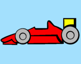 Disegno Formula 1 pitturato su alessandro