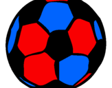 Disegno Pallone da calcio pitturato su giovanni