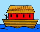 Disegno Arca di Noè  pitturato su MICAELA