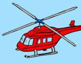 Disegno Elicottero   pitturato su enrico scevaroli2009