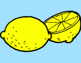 Disegno limone  pitturato su Gio the best!