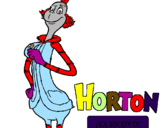 Disegno Horton - Sindaco pitturato su pipo