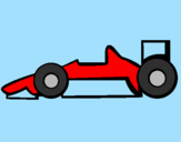 Disegno Formula 1 pitturato su ELISA T,
