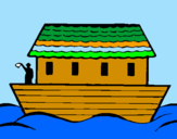 Disegno Arca di Noè  pitturato su Stefanmmo Emmanuel