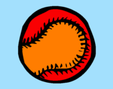 Disegno Palla da baseball  pitturato su Fausto