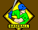 Disegno Logotipo baseball  pitturato su CARLOS
