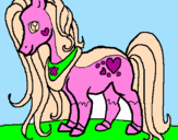 Disegno Pony pitturato su GIULIA4545454545454