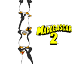 Disegno Madagascar 2 Pinguino pitturato su   IVANA9ANNI
