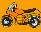 Disegno Motocicletta  pitturato su DA : MARIACHIARA