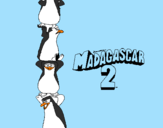 Disegno Madagascar 2 Pinguino pitturato su federico