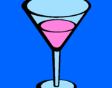 Disegno Cocktail pitturato su daiana
