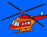Disegno Elicottero   pitturato su giuseppe raciti