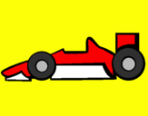 Disegno Formula 1 pitturato su AnDrEa
