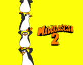 Disegno Madagascar 2 Pinguino pitturato su SNOPY