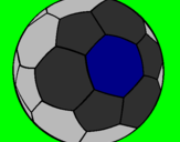 Disegno Pallone da calcio II pitturato su giuseppe gualtieri
