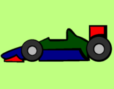 Disegno Formula 1 pitturato su ISKADAR