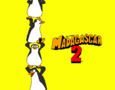 Disegno Madagascar 2 Pinguino pitturato su christian5